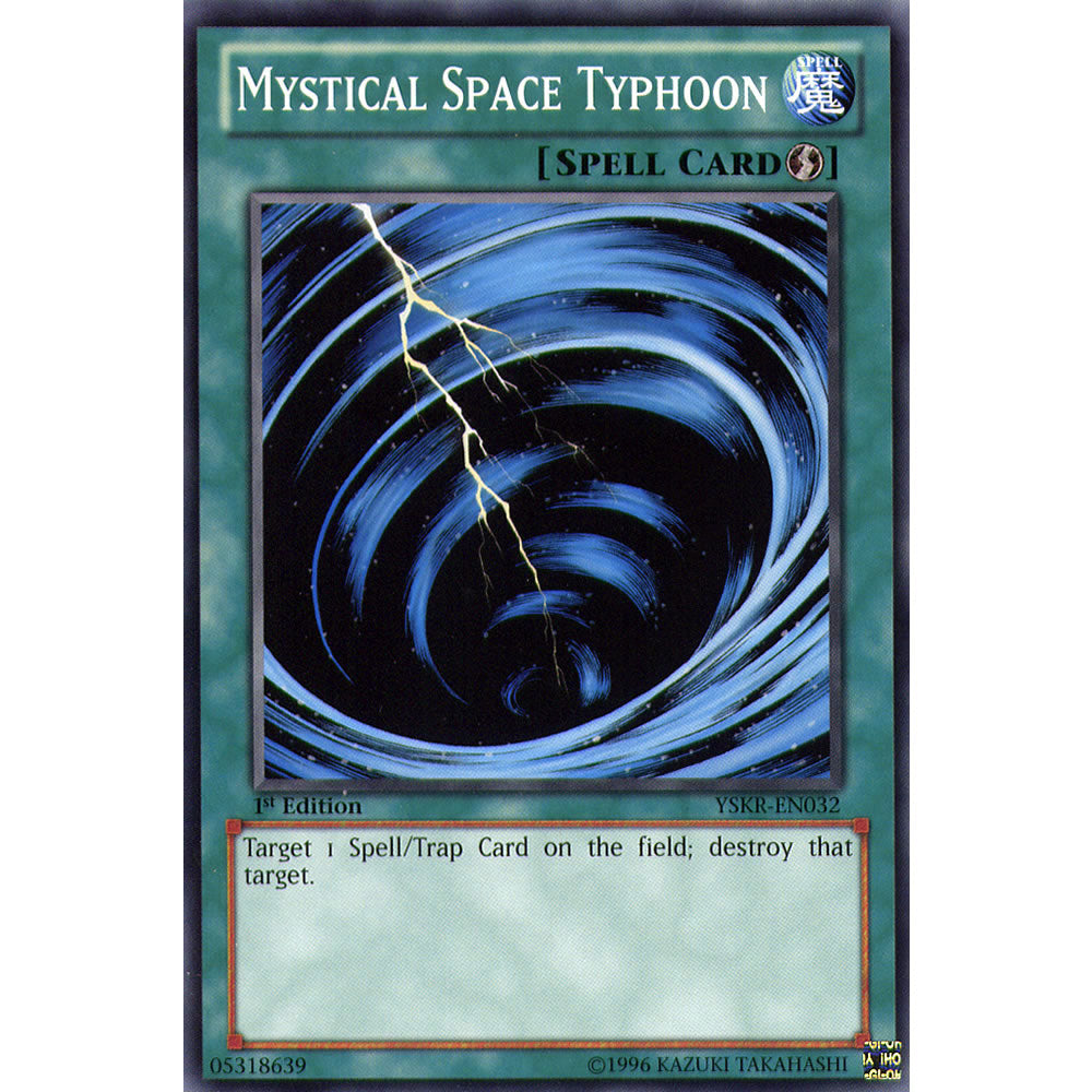 Mystical Space Typhoon YSKR-EN032 Yu-Gi-Oh! Card from the Kaiba Reloaded Set