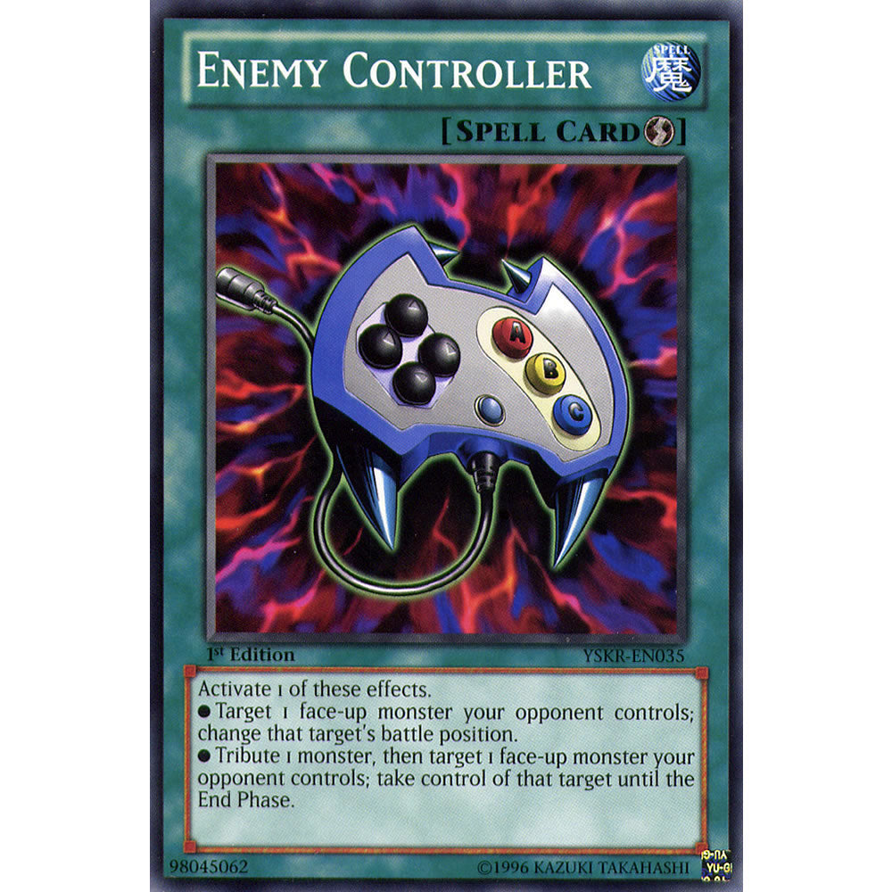 Enemy Controller YSKR-EN035 Yu-Gi-Oh! Card from the Kaiba Reloaded Set