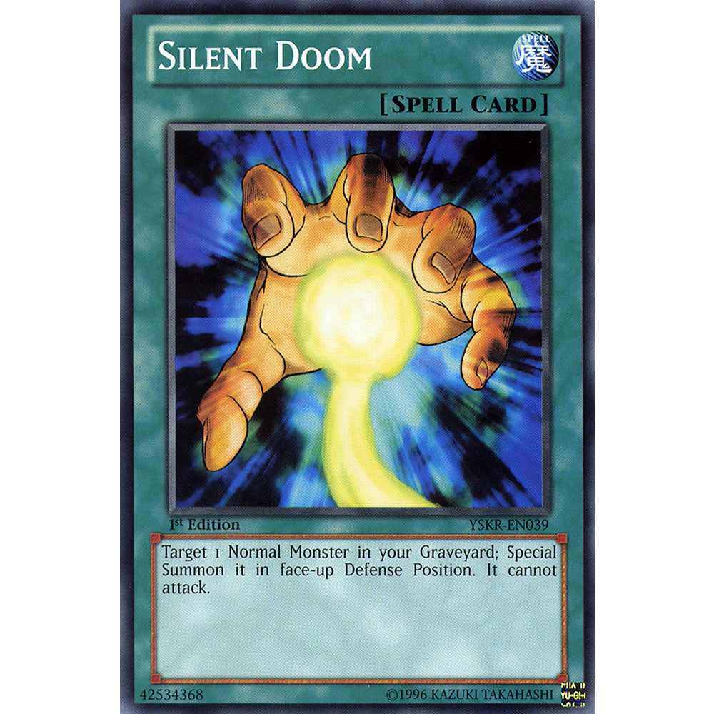 Silent Doom YSKR-EN039 Yu-Gi-Oh! Card from the Kaiba Reloaded Set