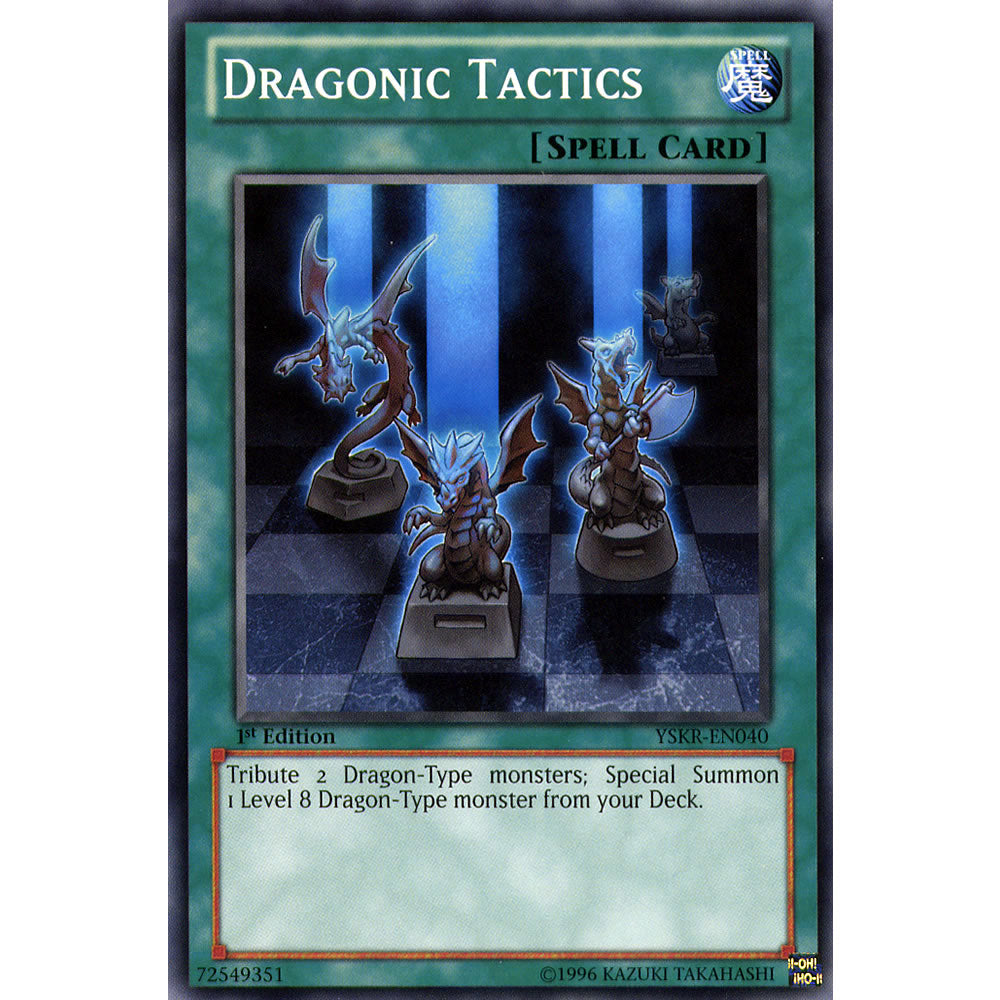 Dragonic Tactics YSKR-EN040 Yu-Gi-Oh! Card from the Kaiba Reloaded Set