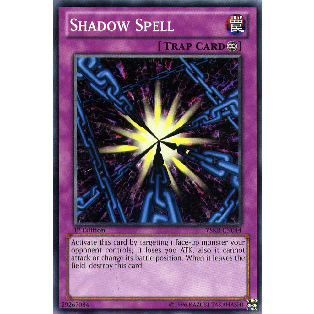 Shadow Spell YSKR-EN044 Yu-Gi-Oh! Card from the Kaiba Reloaded Set