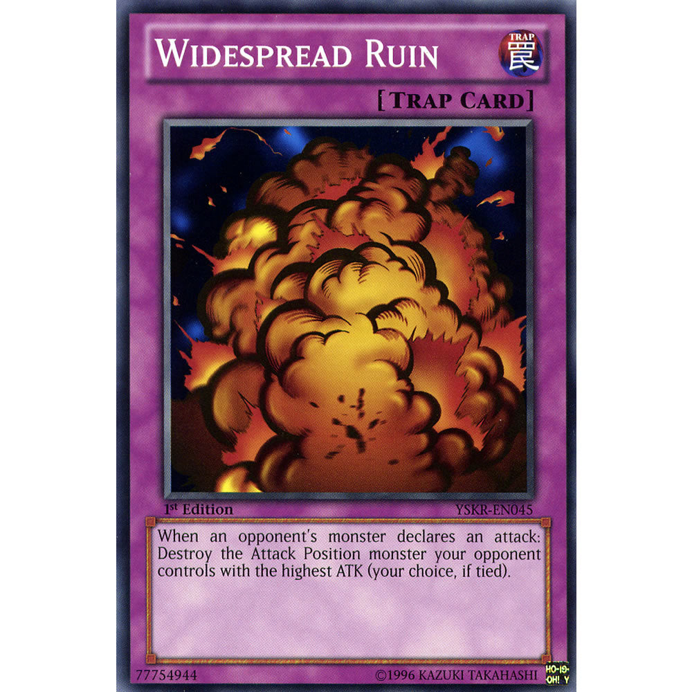 Widespread Ruin YSKR-EN045 Yu-Gi-Oh! Card from the Kaiba Reloaded Set