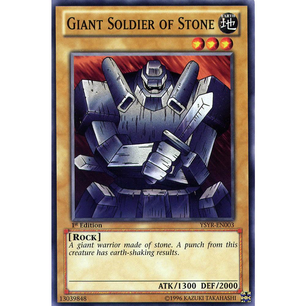 Giant Soldier of Stone YSYR-EN003 Yu-Gi-Oh! Card from the Yugi Reloaded Set