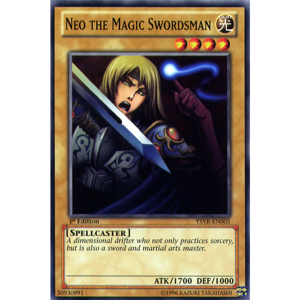 Neo the Magic Swordsman YSYR-EN005 Yu-Gi-Oh! Card from the Yugi Reloaded Set