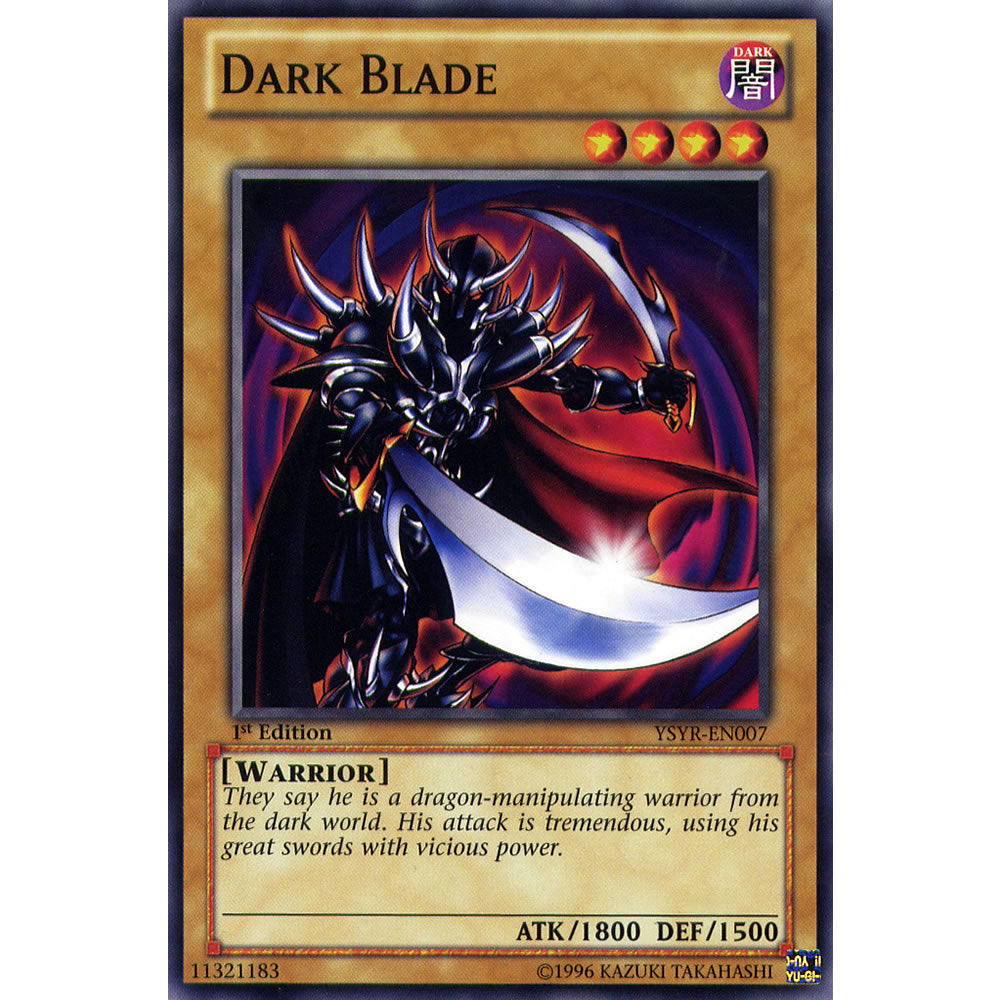 Dark Blade YSYR-EN007 Yu-Gi-Oh! Card from the Yugi Reloaded Set
