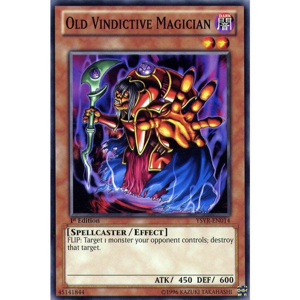 Old Vindictive Magician YSYR-EN014 Yu-Gi-Oh! Card from the Yugi Reloaded Set
