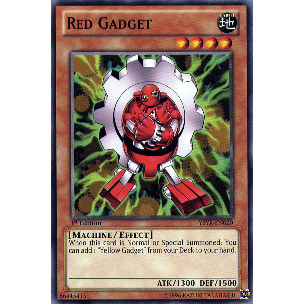 Red Gadget YSYR-EN020 Yu-Gi-Oh! Card from the Yugi Reloaded Set