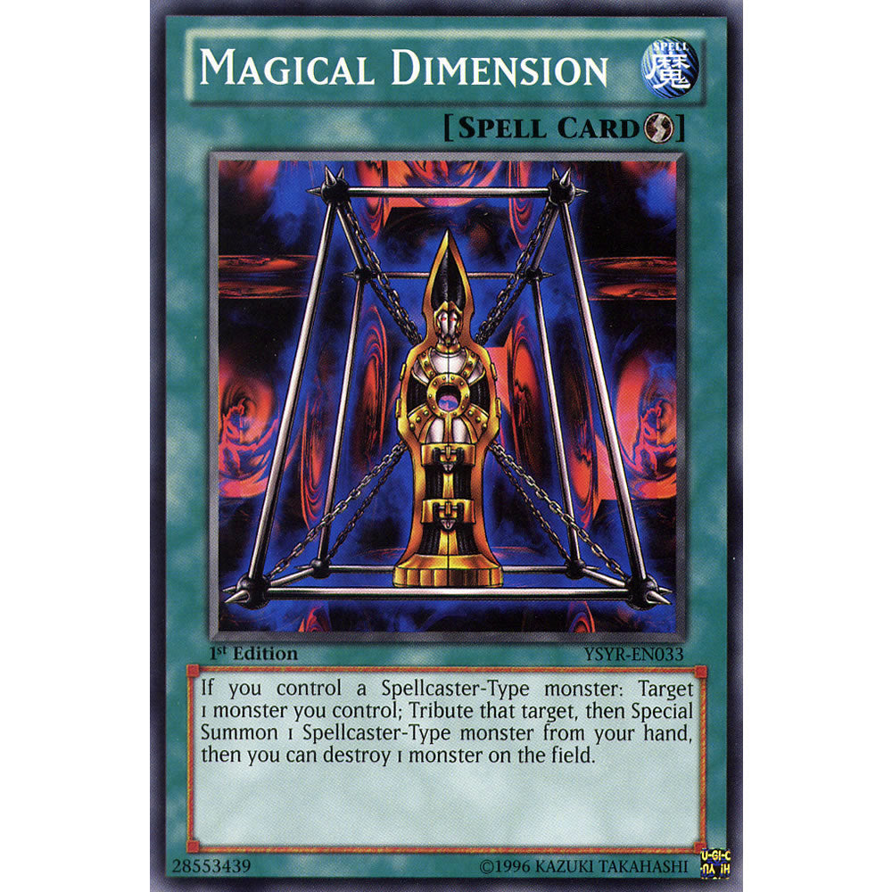 Magical Dimension YSYR-EN033 Yu-Gi-Oh! Card from the Yugi Reloaded Set