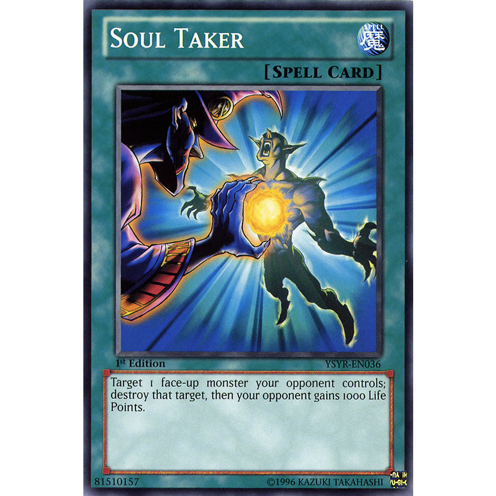 Soul Taker YSYR-EN036 Yu-Gi-Oh! Card from the Yugi Reloaded Set
