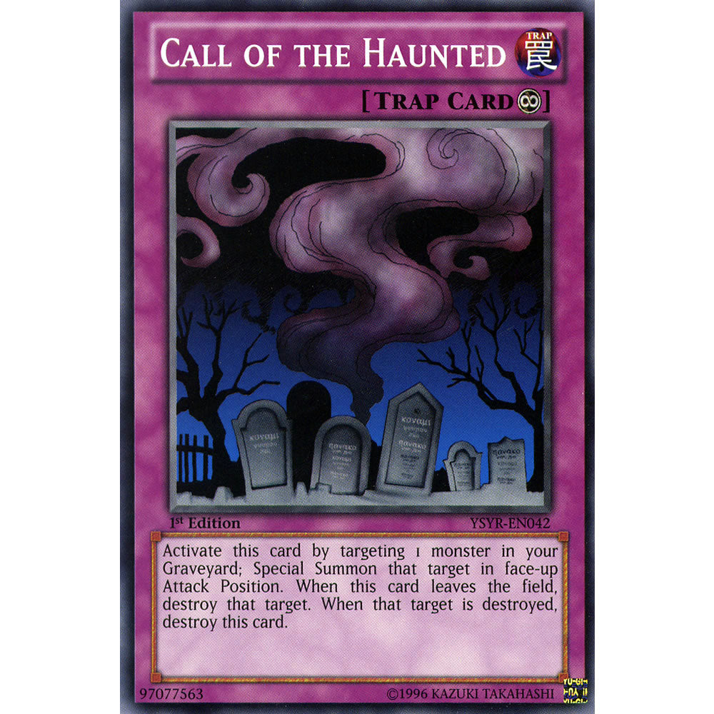 Call of the Haunted YSYR-EN042 Yu-Gi-Oh! Card from the Yugi Reloaded Set