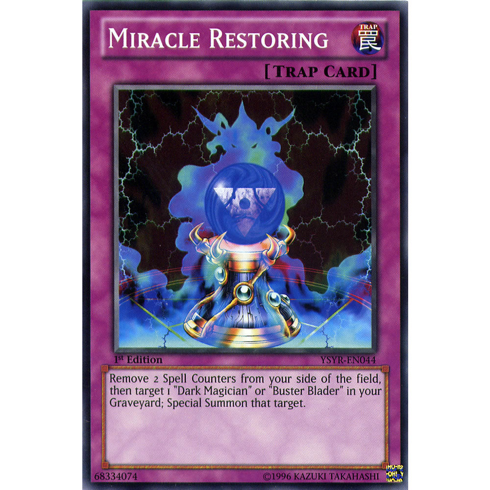 Miracle Restoring YSYR-EN044 Yu-Gi-Oh! Card from the Yugi Reloaded Set