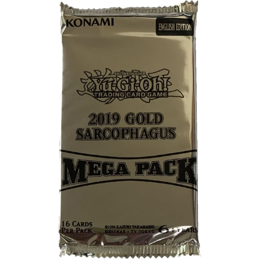 Yu-Gi-Oh! 2019 Gold Sarcophagus Tin Mega Pack Booster Pack